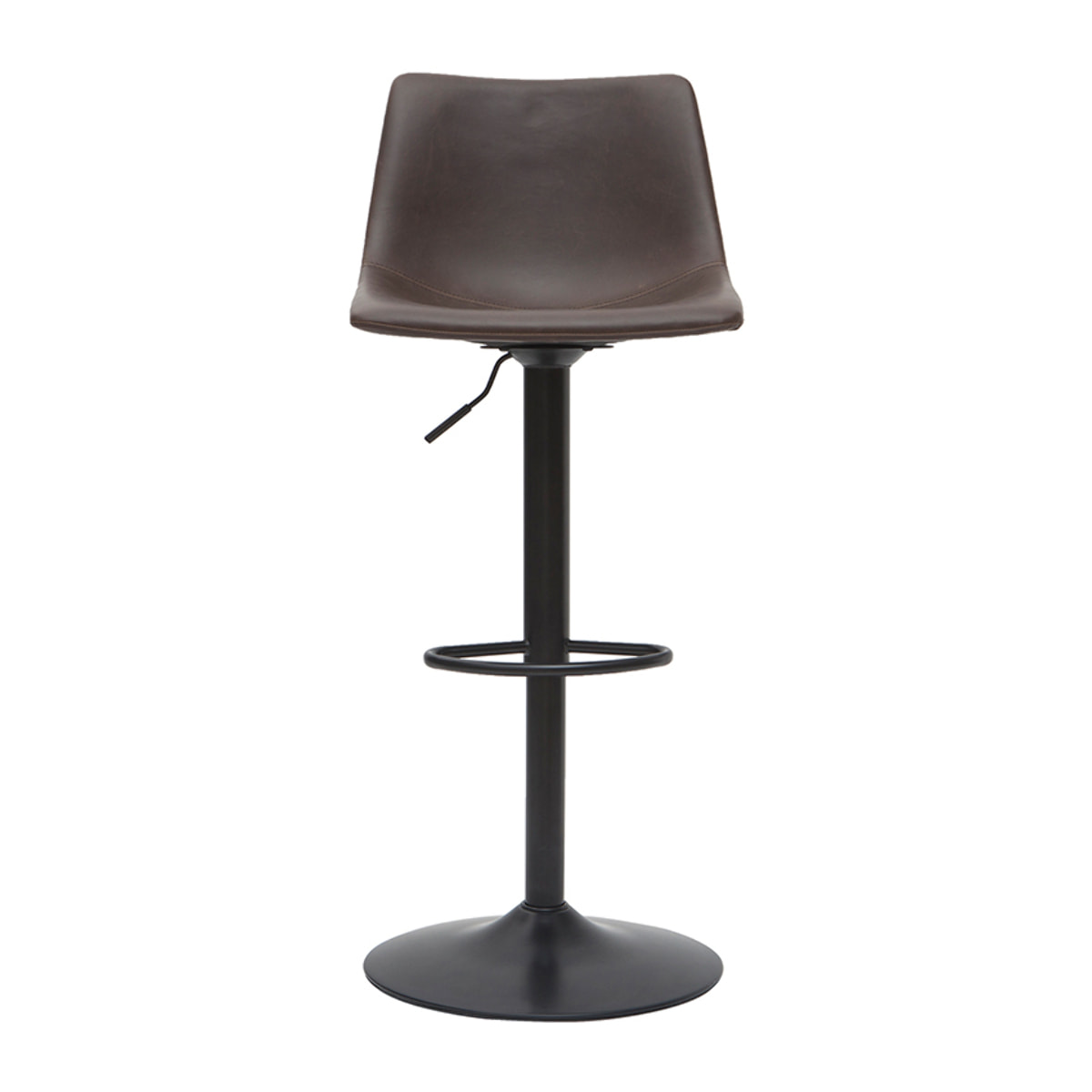 Tabourets de bar vintage réglables pivotants marron (lot de 2) NEW ROCK