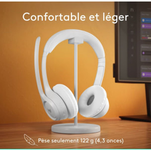 Micro-casque LOGITECH Zone 300 Bluetooth Blanc