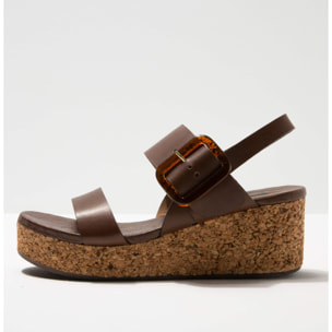 Sandalias S3223 RESTORED SKIN BROWN /ARROBA color Brown