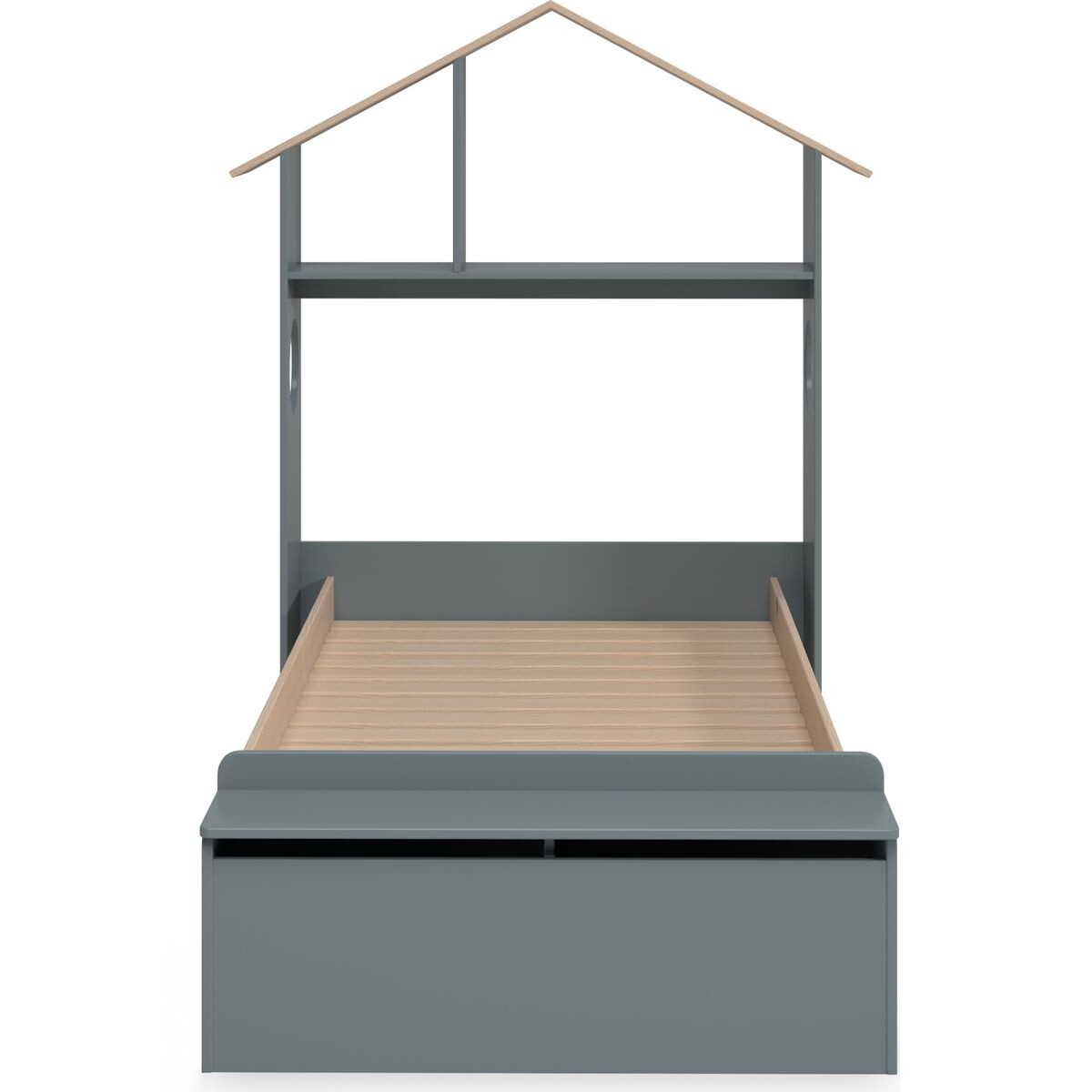 Lit enfant cabane et coffre de rangement - ANATOLE