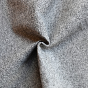 Rideau occultant aspect flanelle enduit - Gris