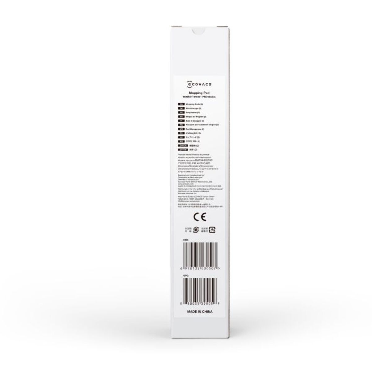 Lingettes et serpillères ECOVACS Nettoyage W-CC02-0005 lave-vitres Winbot W1 Pro