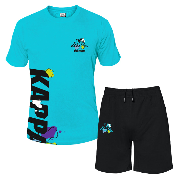 Completo Corto Ragazzo KAPPA Cotone 8 / 16 Anni