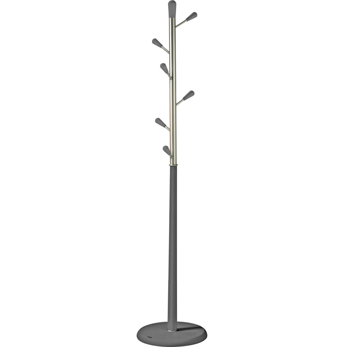 Perchero Ellie madera haya gris 190x37x37 cm
