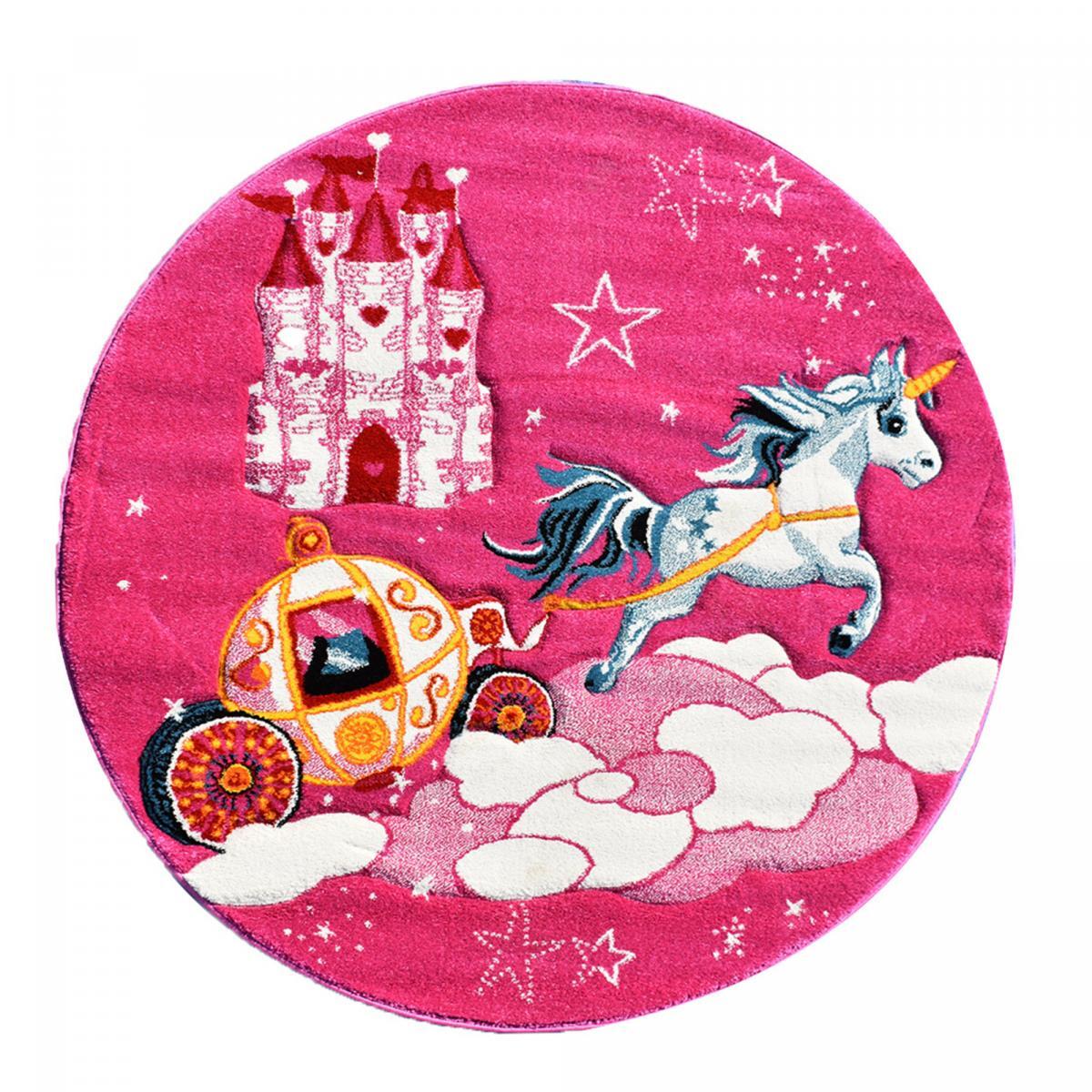 Tapis enfant tissé motif animaux VEFO