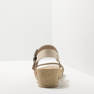 Sandalias 1940 GRASS WAXED CREAM/ I IMAGINE color Cream