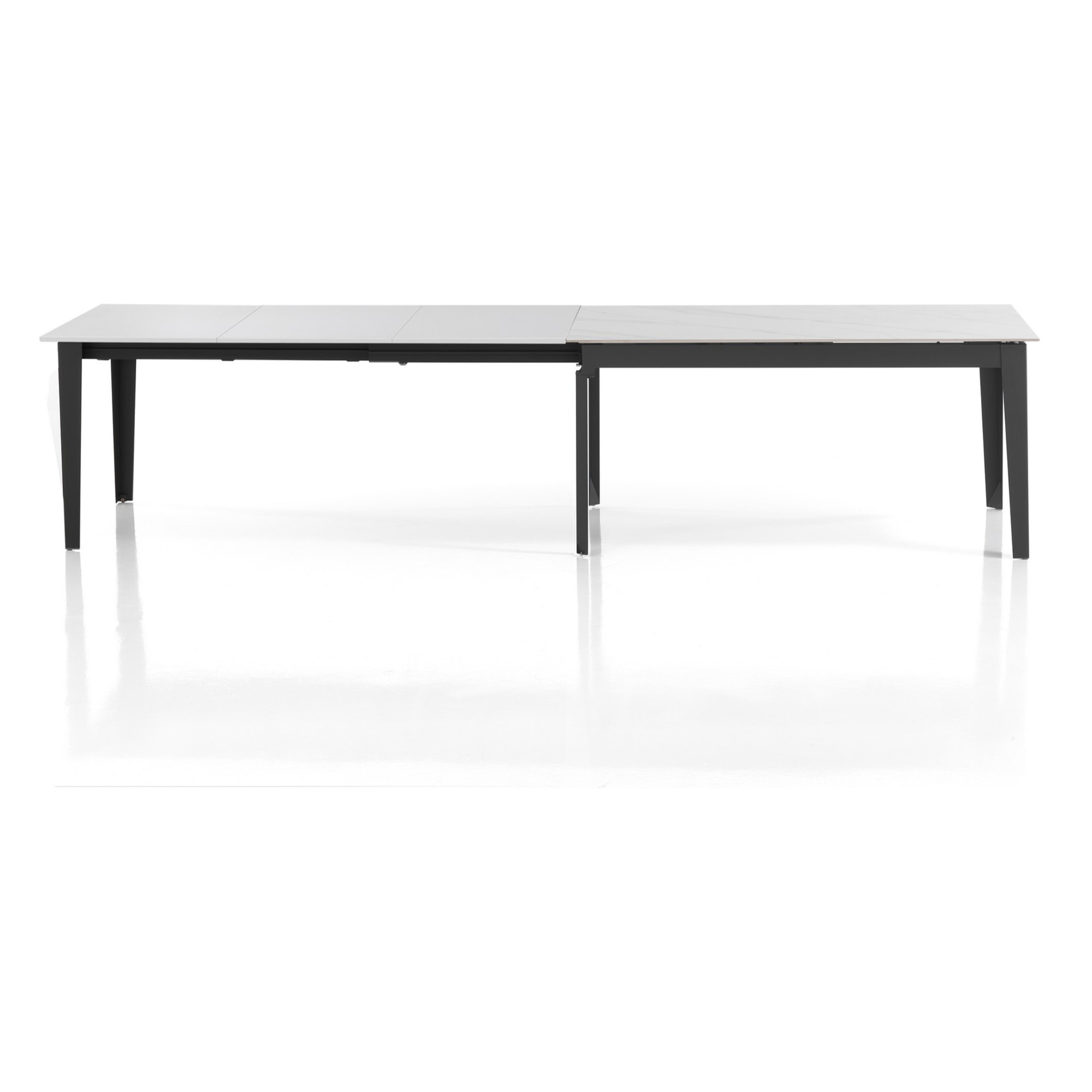 Tomasucci Grande table extensible en marbre blanc