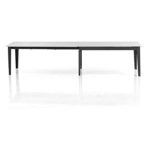 Tomasucci Grande table extensible en marbre blanc