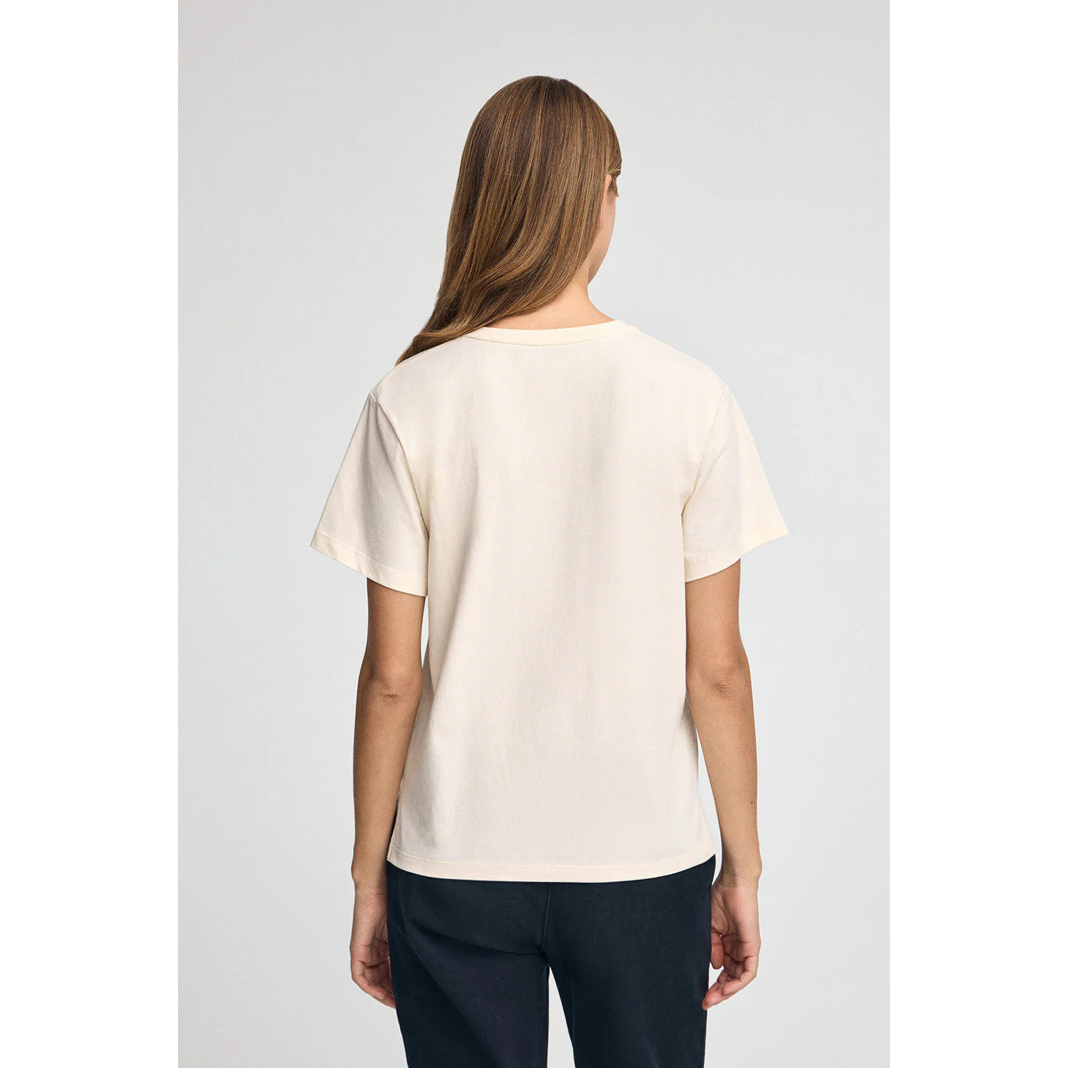 Maglietta ecrù dal fit dritto con toppa personalizzata Polo Club