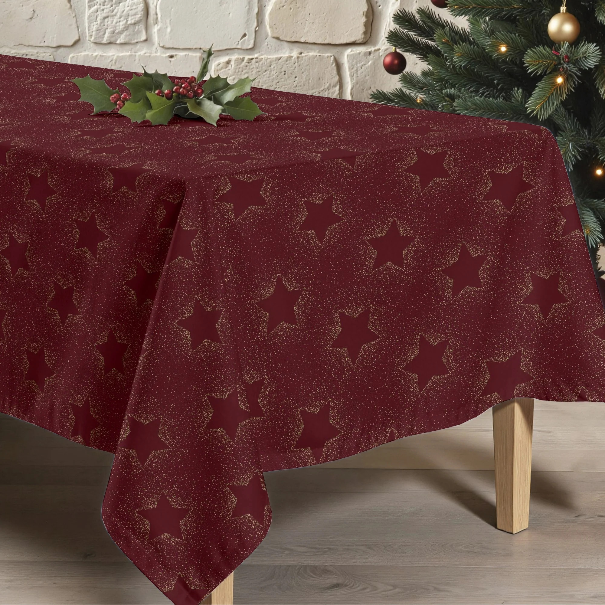 Nappe en résine Anti-tâches Merry Christmas 76