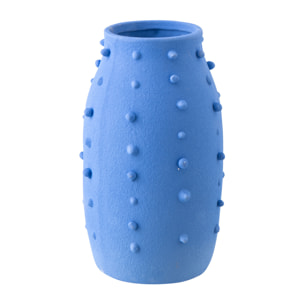 J-Line Vase Ruby Pois - grès - bleu - small