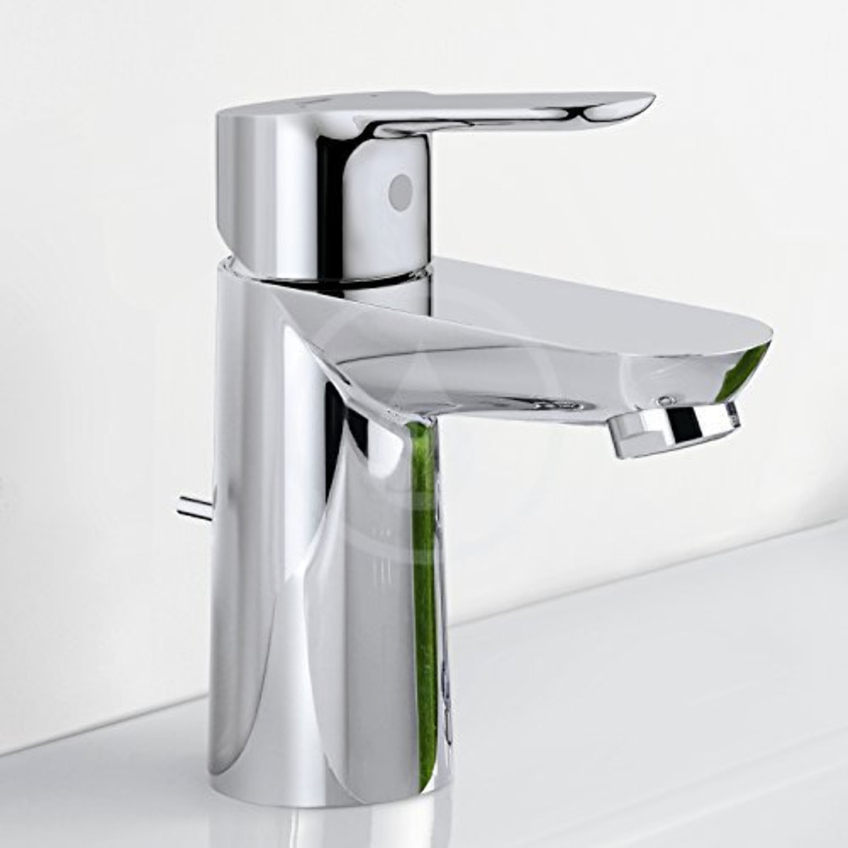 Strada II lavabo 600x430 mm 1 trou + Grohe mitigeur monocommande lavabo taille S, chrome (T300001G23328000)