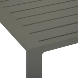 Table d'appoint de jardin Evasion 38x38cm vert laurier