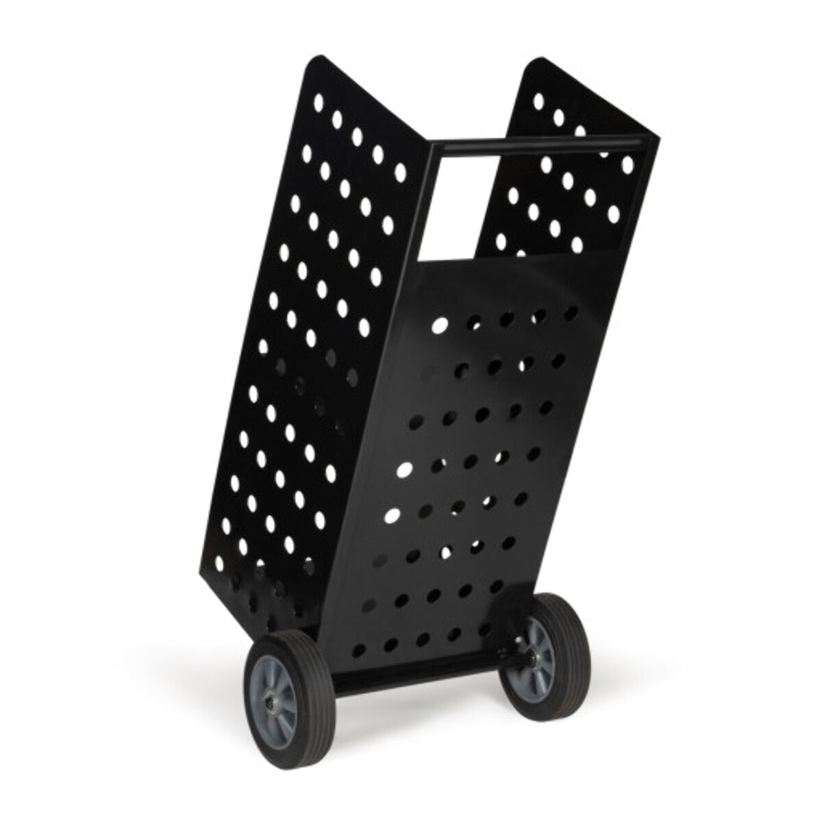 Porte bûches à roulettes noir - 140kg