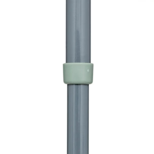 Balai antichoc télescopique en caoutchouc gris H125cm