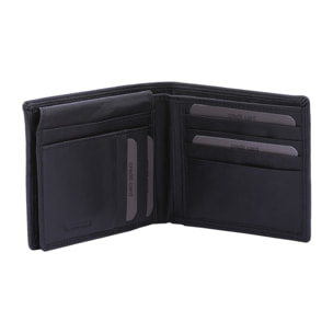 Portafoglio uomo in vera pelle - Modello Cavalier - Casual - 9.5 x 12.5 x 2.5 cm