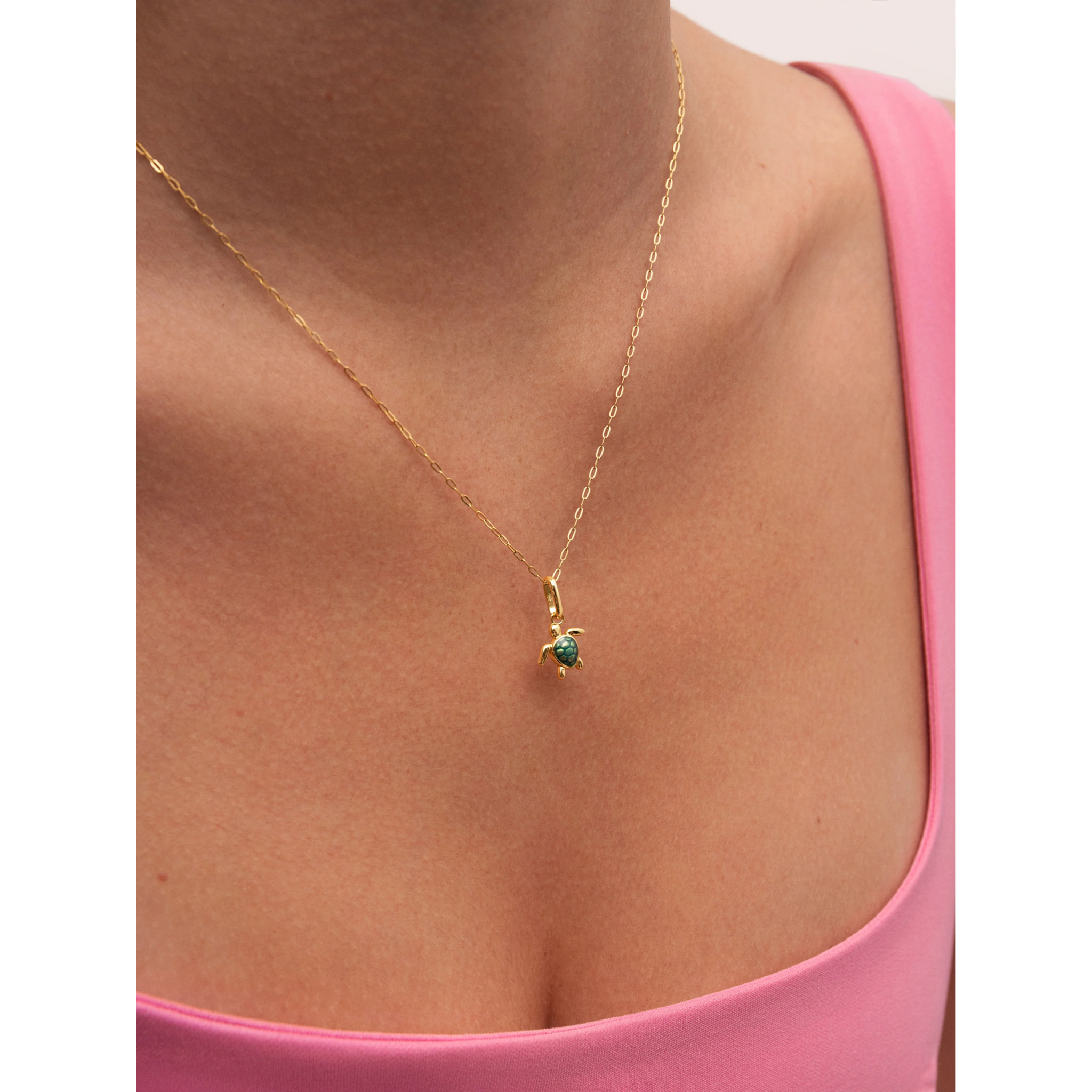 Charm Tortuga Baño Oro