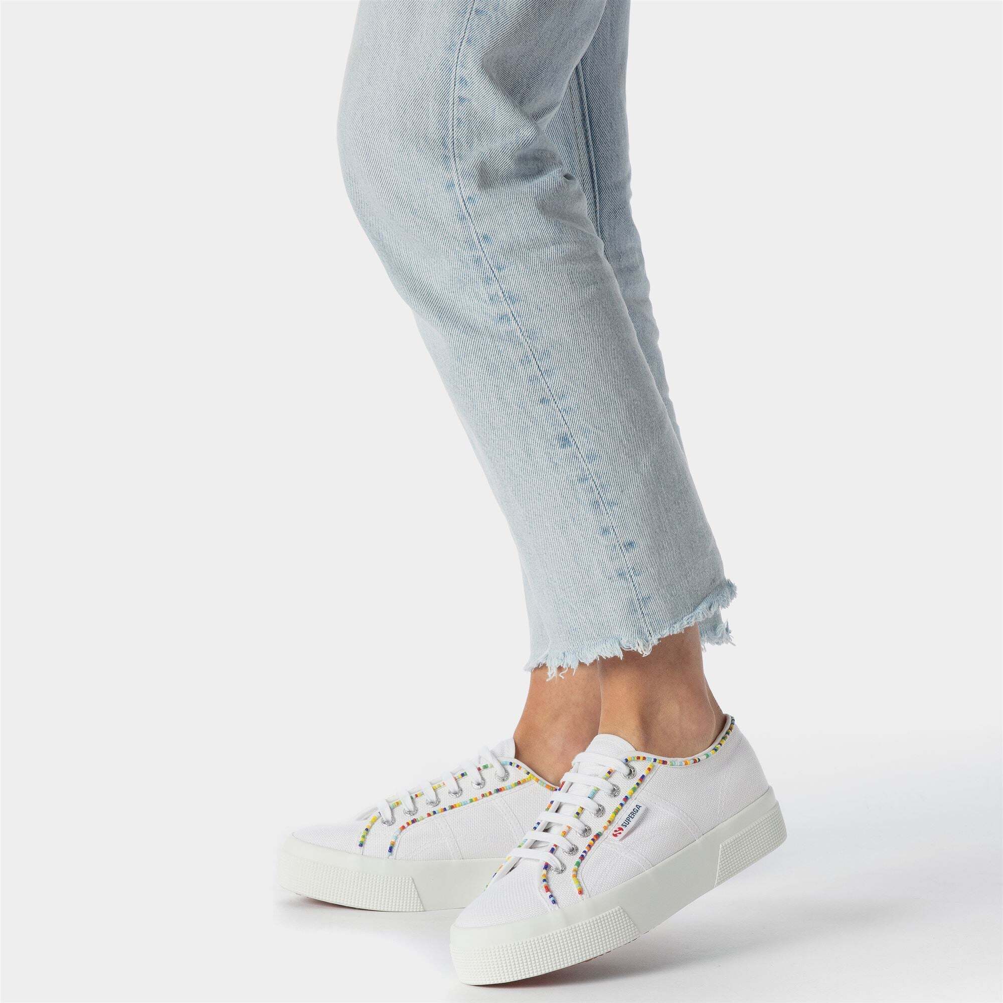 Scarpe da donna Superga Grigio 2740 MULTICOLOR BEADS.
