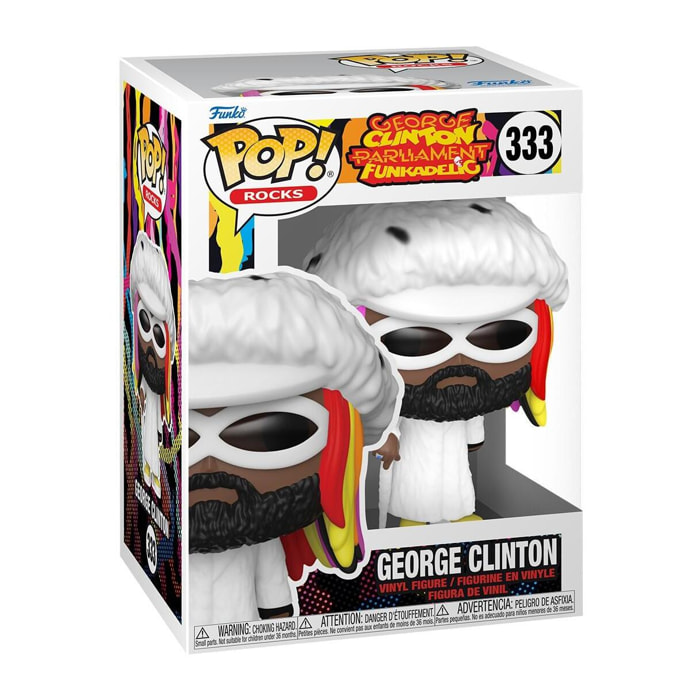 George Clinton Funko POP Rocks Vinile Figura George Clinton 9 cm