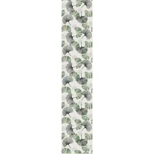 Papier peint intissé pré-encollé - FEUILLES DE GINKGO GRIS VERT - 1 rouleau