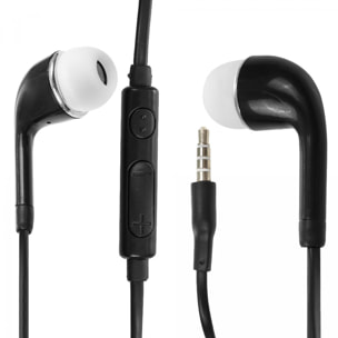 Auriculares con manos libres, conexión minijack. Compatibles con smartphones y tablets Android.