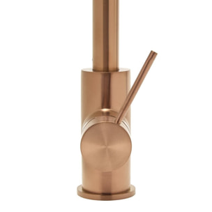 Aurum mitigeur évier à levier sur pied 44 cm avec douchette extractible 2 jets, or rose brossé (SATBAUR286BRG)