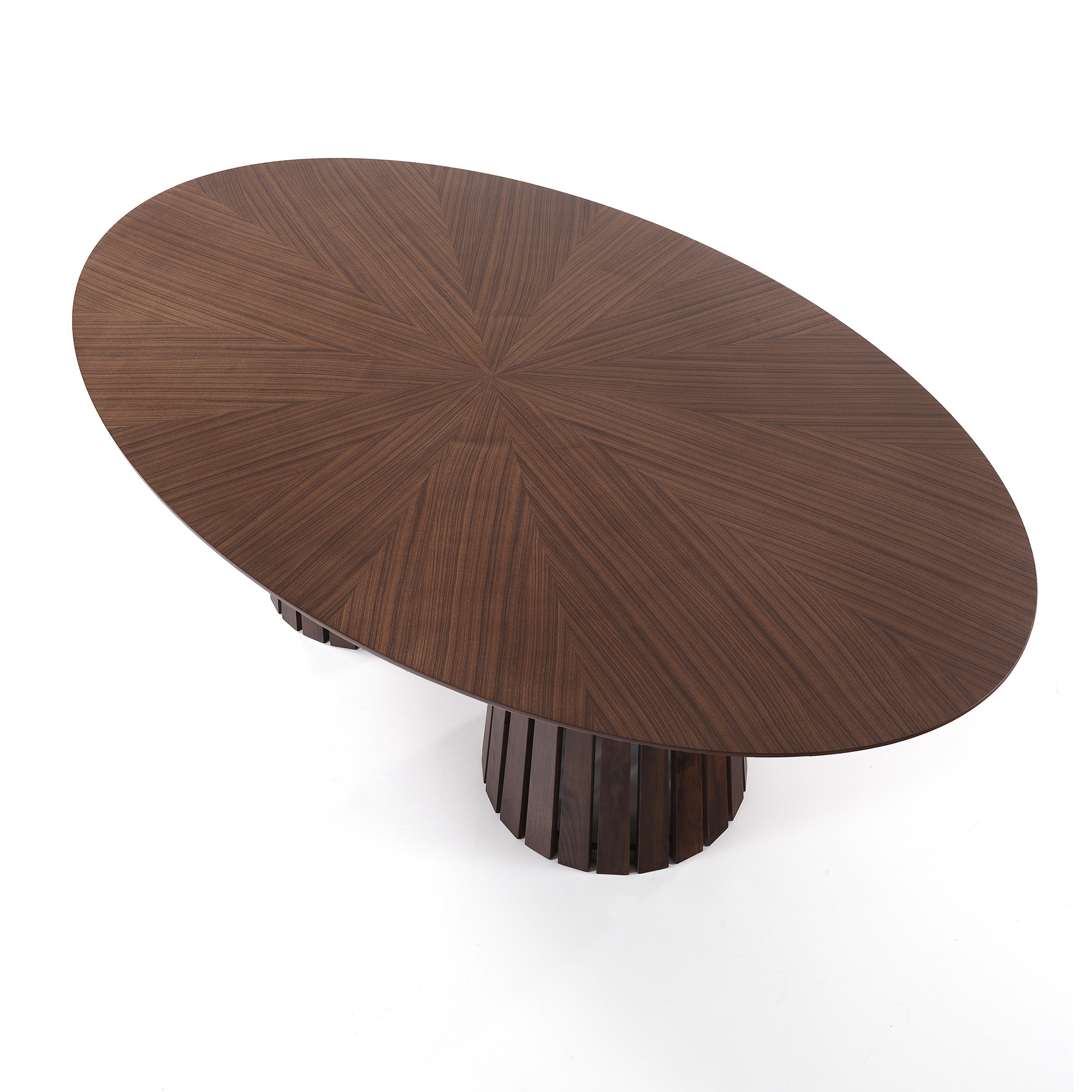 ORESTELUCHETTA Tavolo ovale MALTA WALNUT
