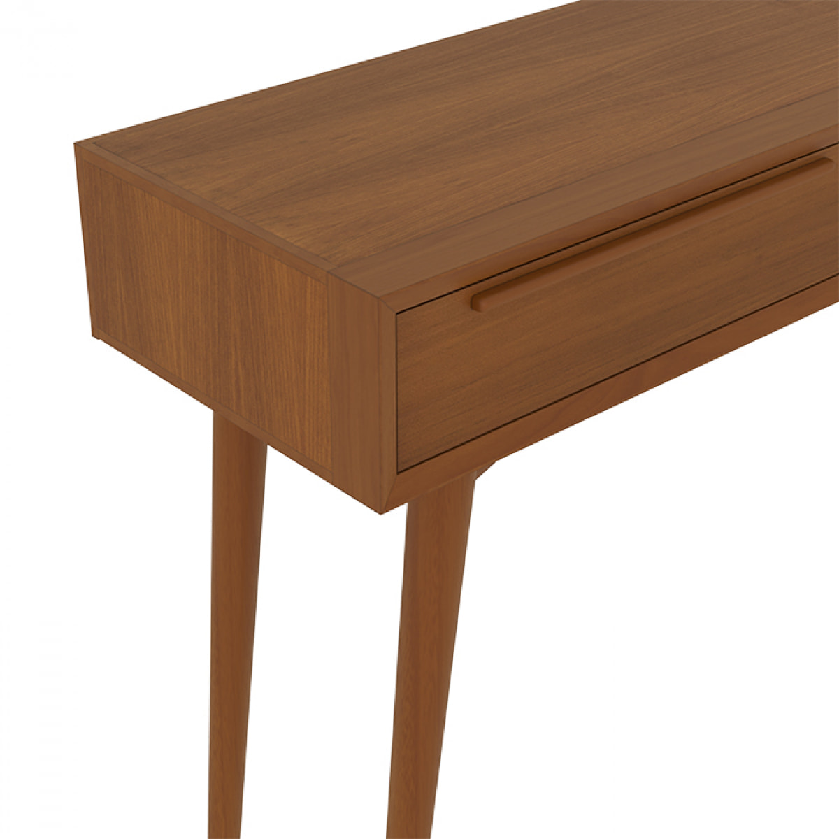 Console 2 tiroirs en teck - Waya
