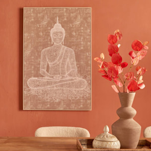Toile imprimée Shanka 78x118cm marron