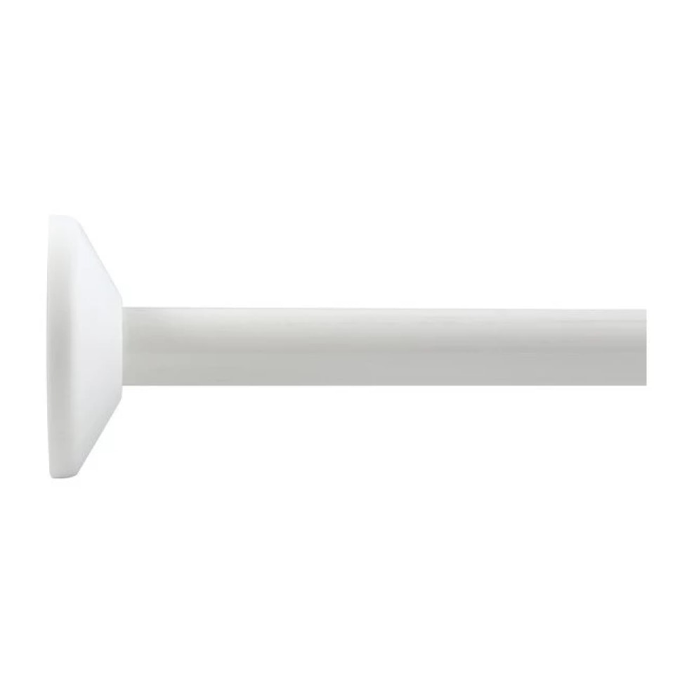 Spirella Barre tringle pour rideau de douche d'angle modulable à fixer en Alu MAGIC UNIVERSAL Blanc