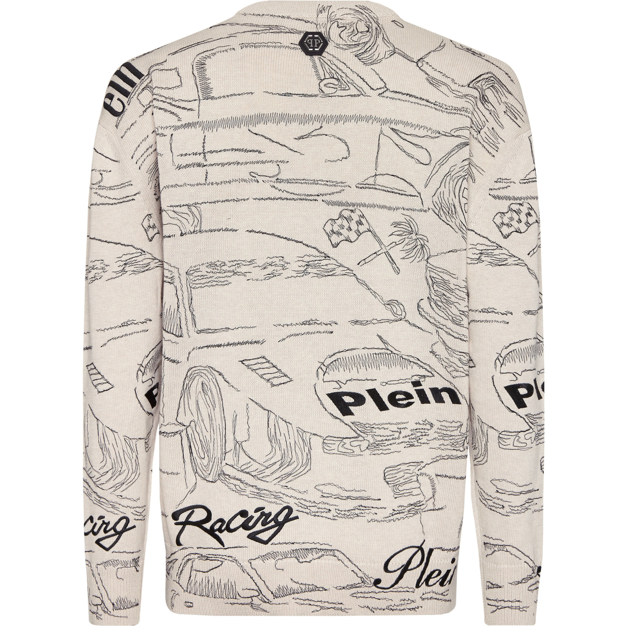 PHILIPP PLEIN Jersey Cuello Redondo RACING
