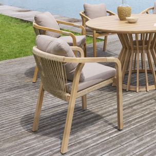 Fauteuil de jardin "Papouasie" en acacia