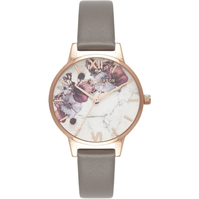 Reloj Olivia Burton OB16MF08 Mujer Analogico Cuarzo con Correa de Piel sintetica