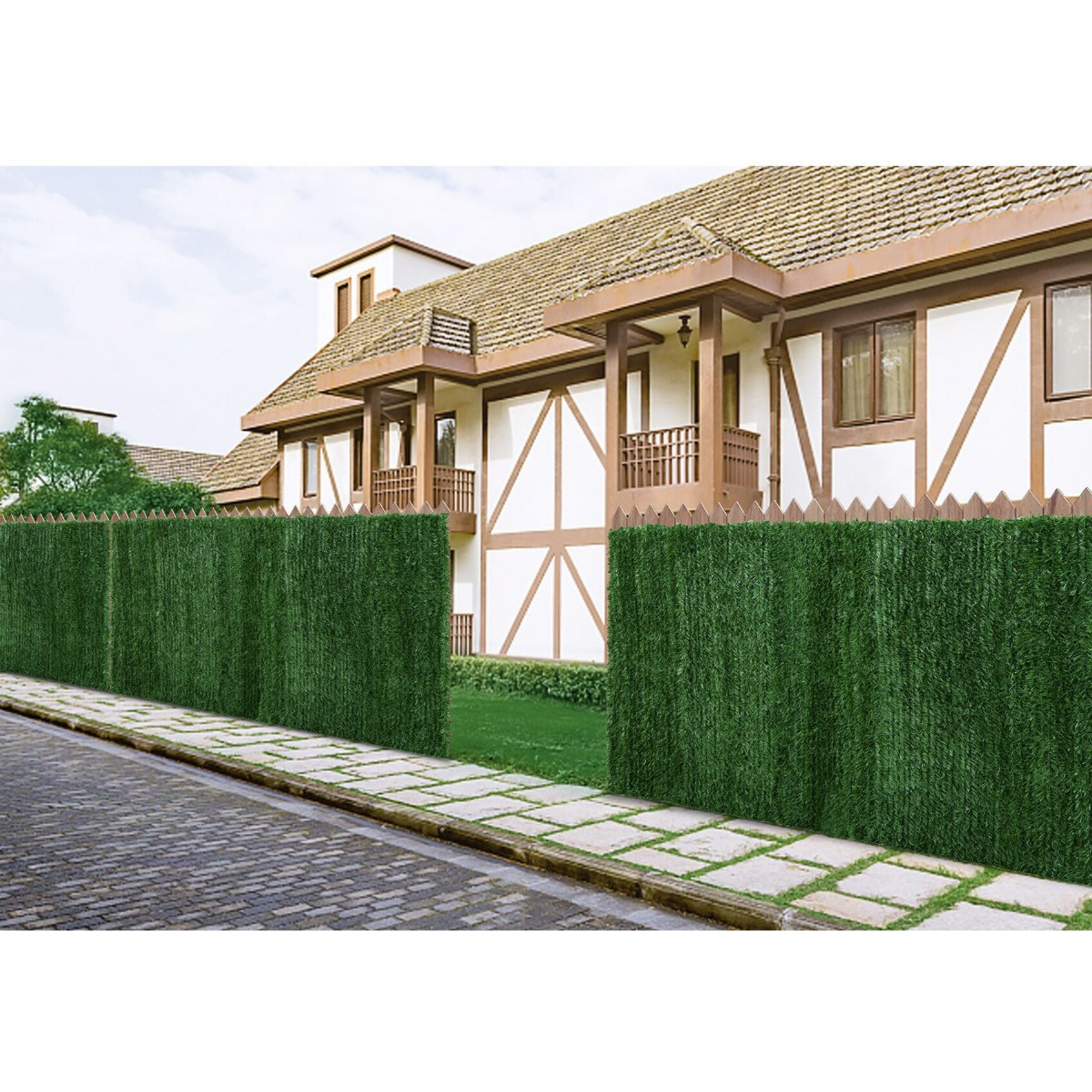 Lot de 6 Haies artificielles - 150 x 300 cm
