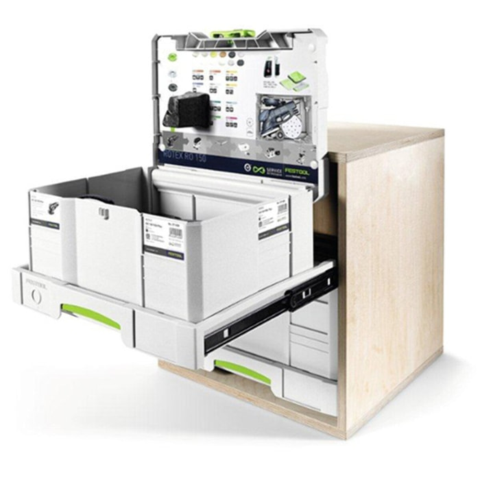 Tiroir FESTOOL SYS-AZ Pour tout les systainers (classic et T-LOC) - 500692