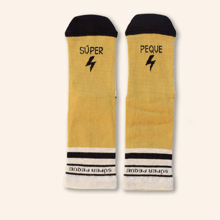 Mini Calcetines "Súper Peque" talla 27-30
