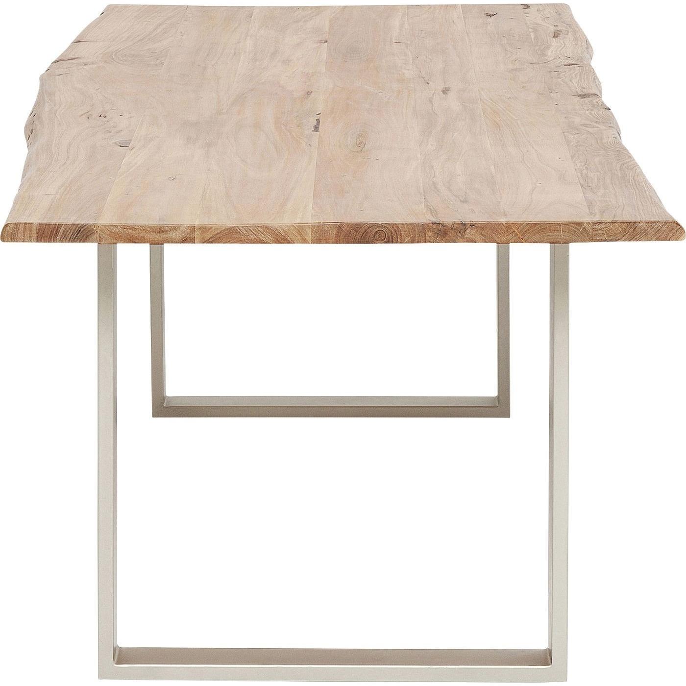 Table Harmony acacia argent Kare Design