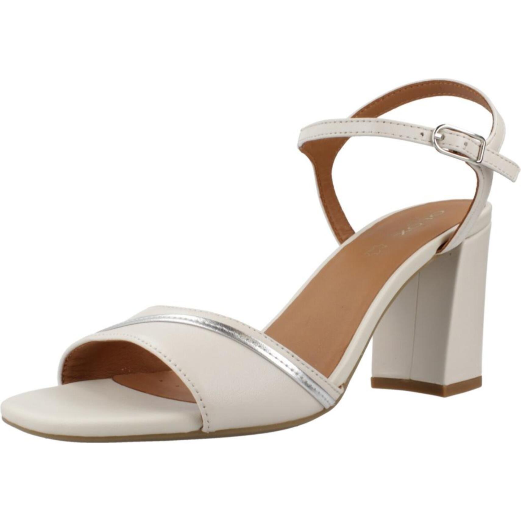 Sandalias de fiesta Mujer de la marca GEOX  modelo D NEW ERAKLIA 80 BLANCO