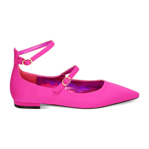 Bailarinas fucsia de licra