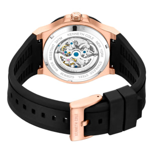 Reloj Kenneth Cole KCWGZ0063902 Hombre Analogico Automatico con Correa de Silicona