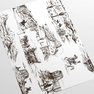 Carta da Parati Western