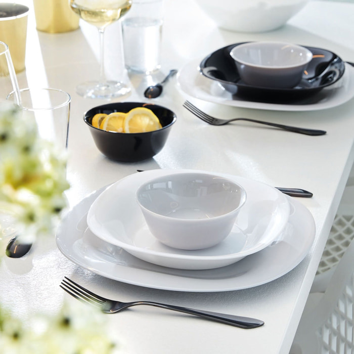 Set di 6 coppette grigie 12 cm Carine - Luminarc