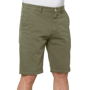 Bermuda Hot Buttered Athabasca chino Verde militare