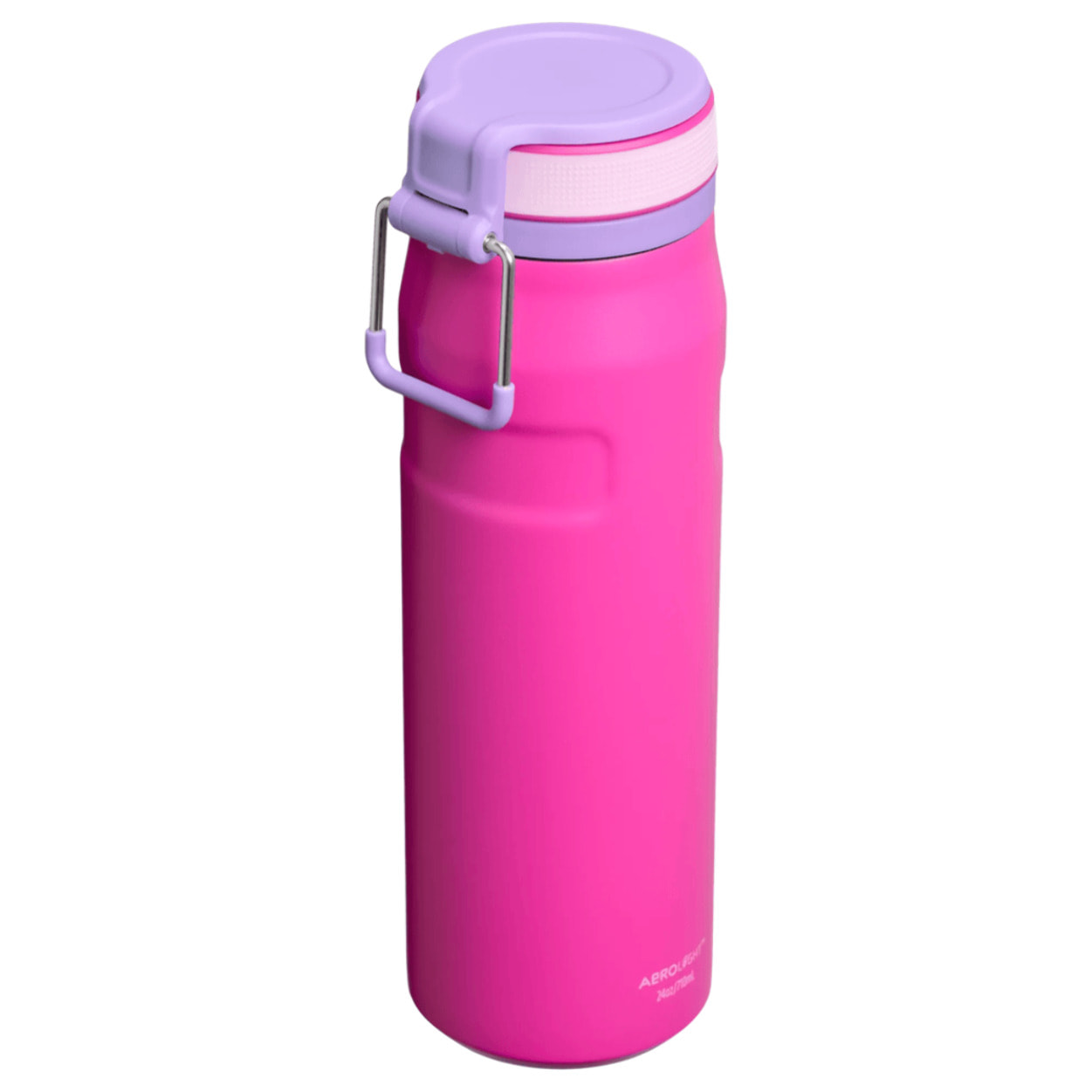 Botella de agua Isotermica Con Pajita - 0,7L - ICEFLOW™ BOTTLE TWIST FLIP 2.0 - Violet Blossom