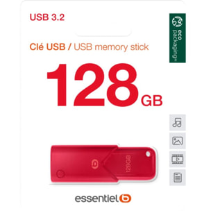 Clé USB ESSENTIELB 128Go USB 3.2