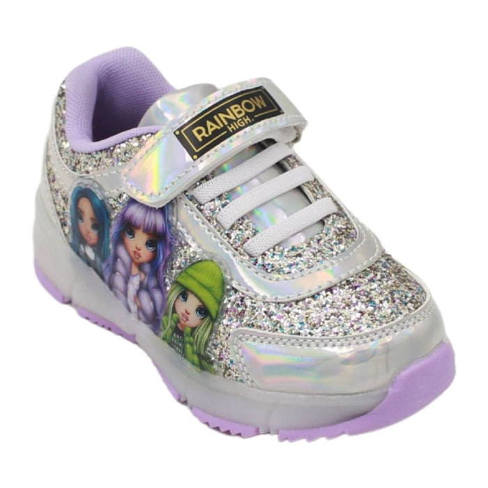 Scarpe Sneakers con luci Rainbow High Argento Lei Rainbow High Argento