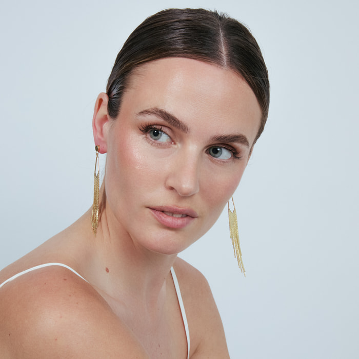 Pendientes Gorriel acabado oro amarillo 18k