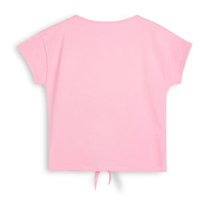 Camiseta de Niña con Diseño Frontal en Purpurina