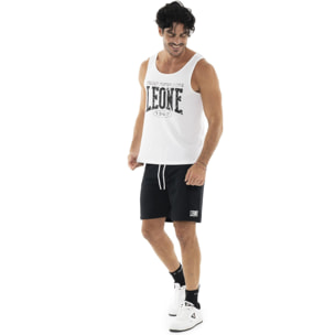 Bermuda uomo con zip e logo piccolo