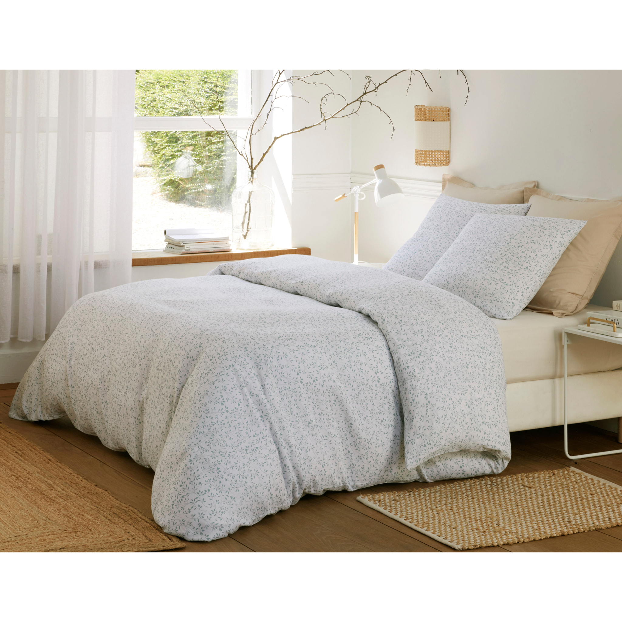 Parure housse de couette coton multicolore